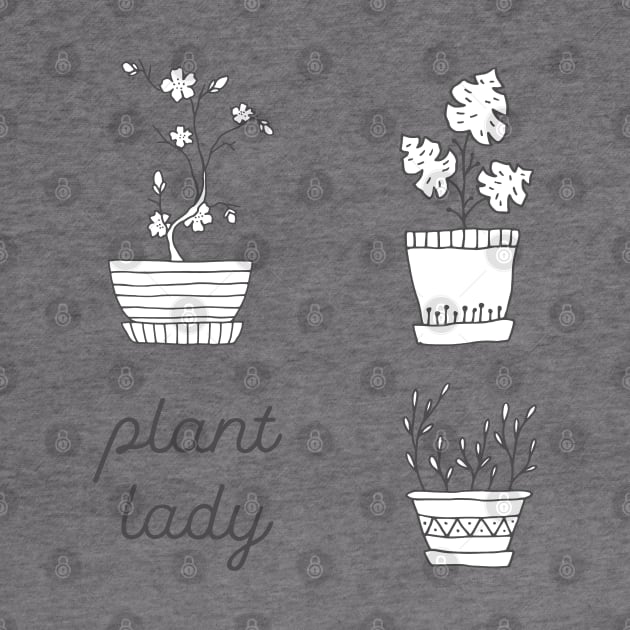 Plant lady (is the new cat lady) (dark text) by Ofeefee